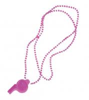 Pink Beaded Bachelorette Party Whistle